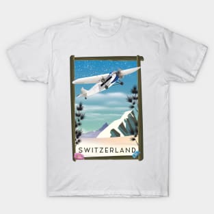 Switzerland travel poster T-Shirt